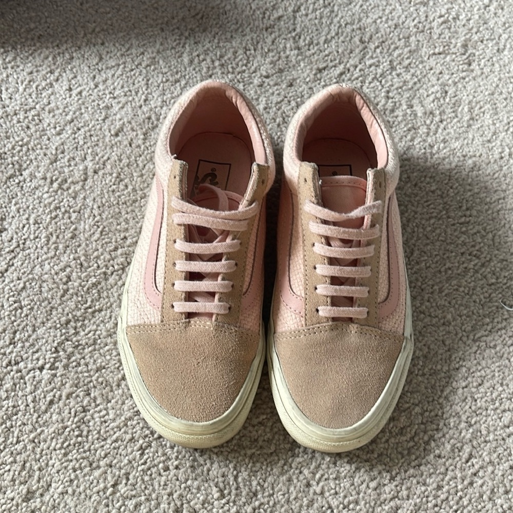 Vans shoes pink knit 6